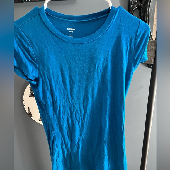 Set of 3 Express fitted tshirt size small. Blue, light pink and light grey - Picture 1 of 9
